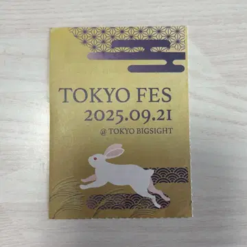 빨간 부스 9/21 TOKYO FES 서치 티켓