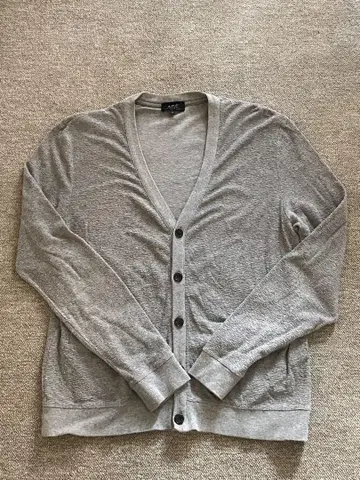 A.P.C. 그레이 가디건 M 사이즈