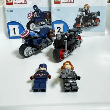 LEGO 슈퍼히어로즈 76260 블랙 위도우와 캡틴 아메리카