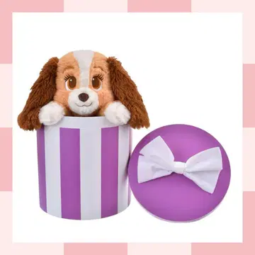 레이디 봉제 인형 박스 포장 LADY AND THE TRAMP 70주년