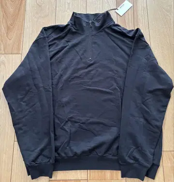 ELASTIC HIGH GAUGE SWEAT HALF ZIP 사이즈 5