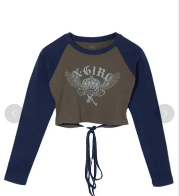 X-GIRL CROWN AND WINGS RAGLAN