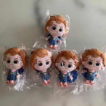 처키 봉제 인형 키링 5개 유니버셜 USJ 할로윈 호러 나이트