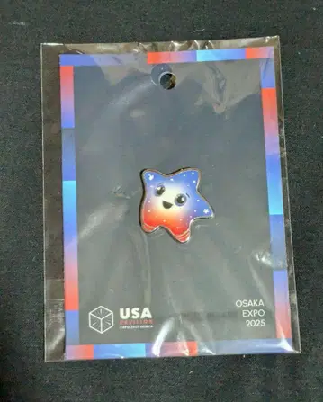 오사카 만박 EXPO 미국관 핀 배지 스파크 USA
