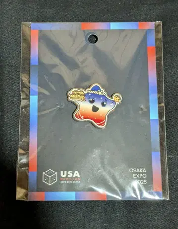 오사카 만박 EXPO 미국관 핀 배지 스파크 USA 타코야키