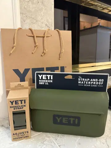 YETI Sidekick Dry 1L 기어 케이스 + 스트랩