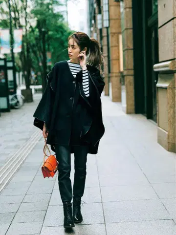 SAINT JAMES 보더 화이트 x 블랙