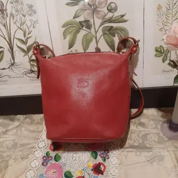 IL BISONTE 레드 숄더백