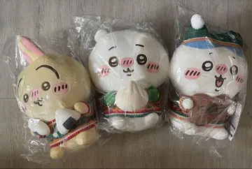 치이카와 에니마이 복권 A상 B상 C상 봉제 인형 3개 세트