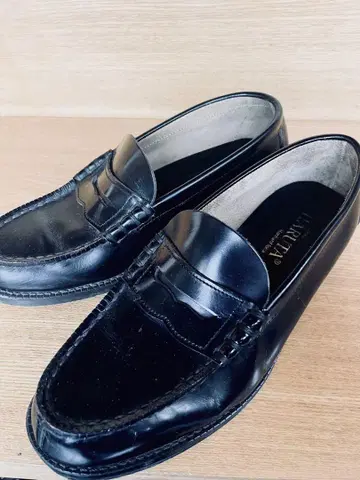 HARUTA 블랙 로퍼 26.5