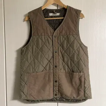 OMNIGOD 퀼팅 베스트 사이즈 4 카키