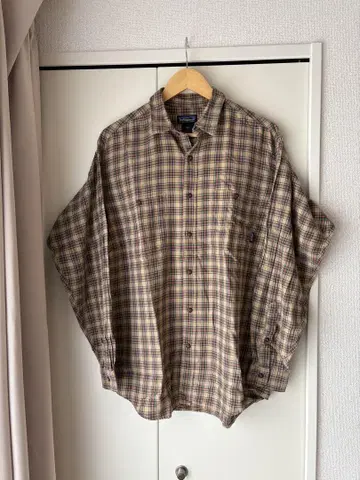 Patagonia made in Portugal 체크 셔츠
