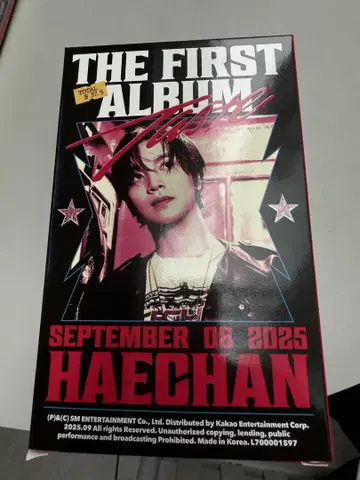 HAECHAN THE FIRST ALBUM TINCASEver