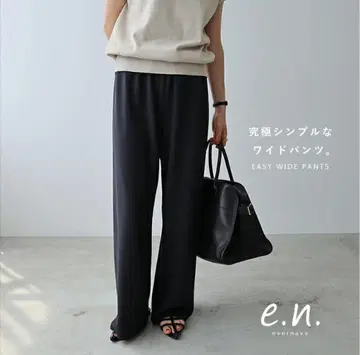 evernavy 이지 와이드 팬츠 L