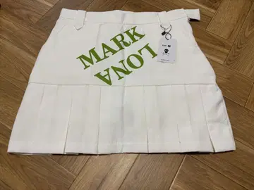 MARK & LONA 화이트 플리츠 스커트 M