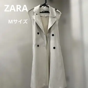 [새상품급] ZARA 롱 페이크 스웨이드 베스트
