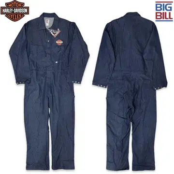 [ 초레어 90s 캐나다제 ] BIG BILL 할리 데님 작업복 42
