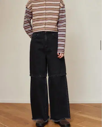 새상품 PHEENY Denim convertible pants 사이즈 2