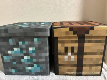 Minecraft 수납 박스 2개 접이식 스툴