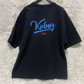 Keboz 1992 로고 T셔츠 블랙 L사이즈 케보즈
