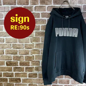 PUMA 푸마 빅 프린트 로고 후드 맨투맨