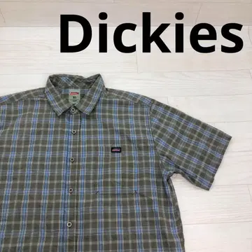 Dickies 디키즈 반팔 셔츠 워크 셔츠 체크 XL