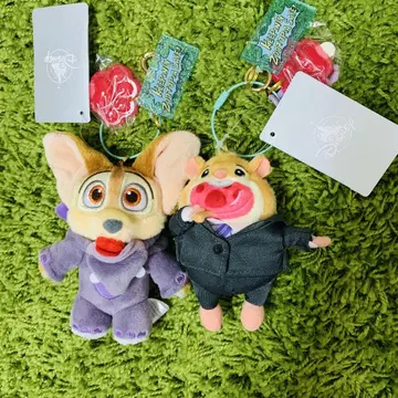 주토피아 조피닉 레밍 비즈니스맨 봉제 인형 키체인