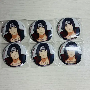 NARUTO 우치하 이타치 베이스야드 캔뱃지 6종 세트