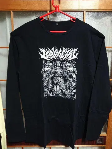 BABYMETAL 밴드 롱 슬리브 티셔츠 해외판 3XL Used