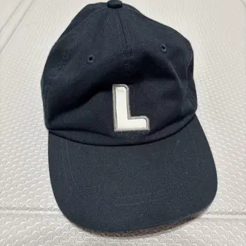 LACOSTE 네이비 캡 L 자수