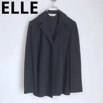 엘르 테일러드 자켓 겉옷 블랙 M 깔끔한 심플 포멀