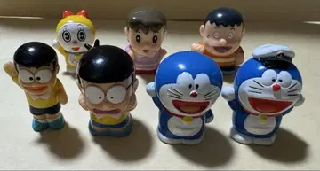 도라에몽 손가락 인형 소프트 비닐 초기 원조 헤이세이 레트로 7체 세트