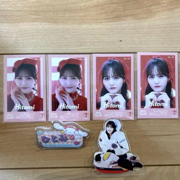 이코라부 타카마츠 히토미 미니 포토 카드 외 굿즈