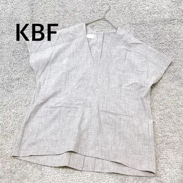 [ KBF ] 백 오픈 풀오버 블라우스 스트레이트 하프 팬츠 그레이