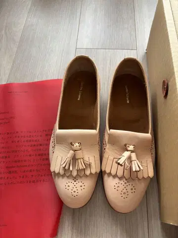 새상품 Hender Scheme 가죽 퀼트 태슬 핸더 스킴