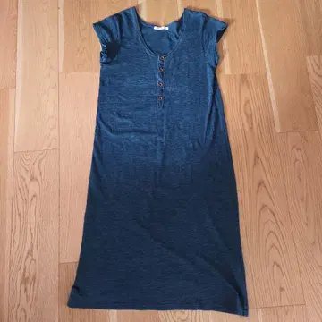 45R 인디고 염색 반팔 원피스 size 3