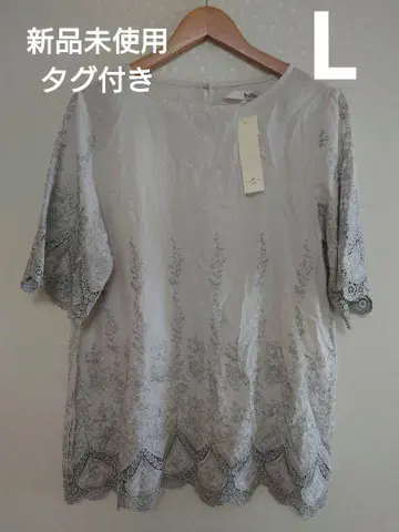 새상품 레이스 튜닉 블라우스 고급 9/10까지 최종 가격 인하