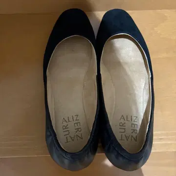 내추럴라이저 천연 가죽 플랫슈즈 22.5cm