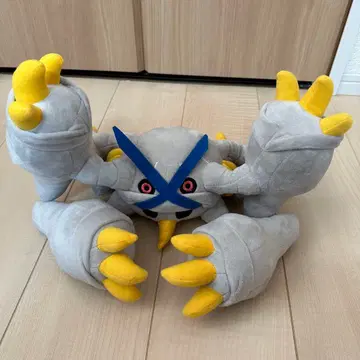 색깔이 다른 메가 메타그로스 포켓몬 센터 한정판 봉제 인형 가동식