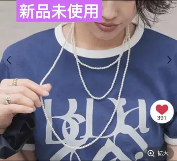 완판템 Extra Long Necklace [ eL+1 ] 펄 목걸이