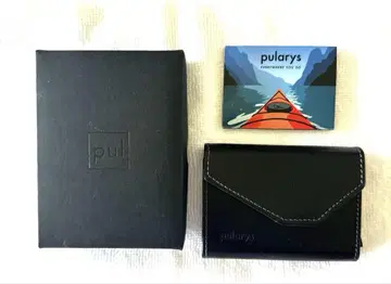 새상품 Pularys 미니 지갑 안티스키밍 천연 가죽
