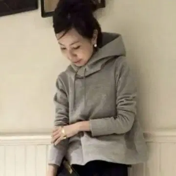 AMERICANA 라빠르망 후드티 그레이