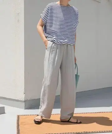 어반 리서치 도어스 린넨 혼방 이지 팬츠