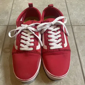 Vans 레드 스니커즈