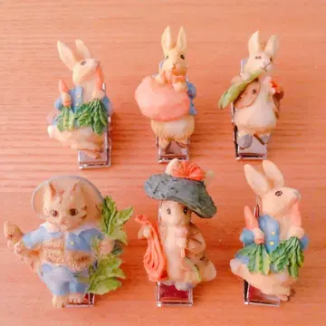 피터 래빗 PETER Rabbit 피규어 클립 6개 세트