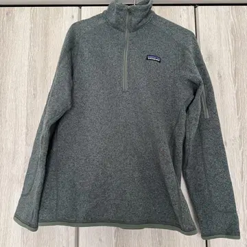 Patagonia 그린 하프 지퍼 트레이닝복