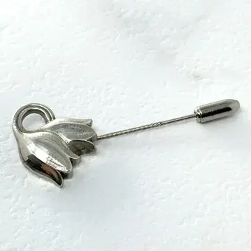 GEORG JENSEN 100 은방울꽃 핑 브로치 실버 925