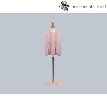 25SS [ maison de soil ] 패치워크 핀턱 블라우스