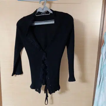 블랙 가디건