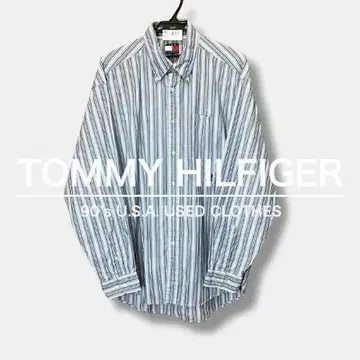 90s 상태 좋음 TOMMY HILFIGER BD 셔츠 ME9-421